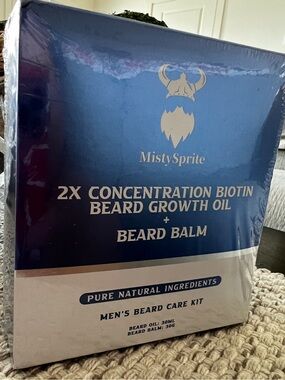 Men's Beard Growth Kit - Blue Beard Oil & Balm